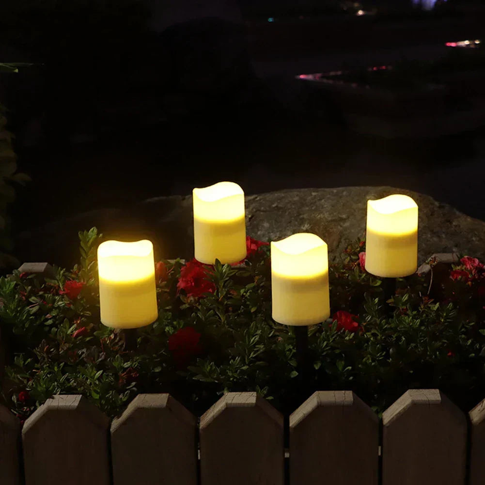 LED Solar Candle Outdoor – Weatherproof Solar Lamp for Garden, Balcony, Terrace