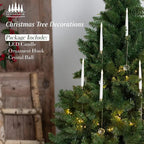 LED Tree Candle Set | Flameless Christmas and Halloween Decoration