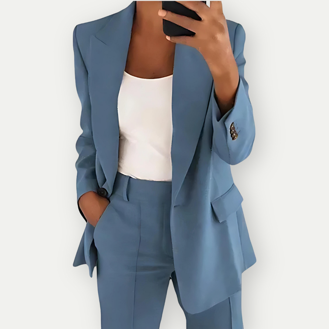 Sylis | Plain Women's Blazer Set