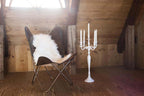 Beautiful candelabrum 5-armed - 120 cm. (White)