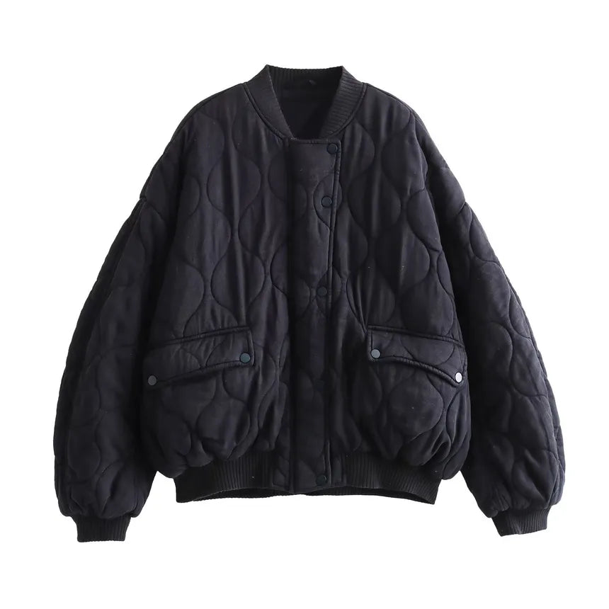 Sylis | Cotton jacket with round collar