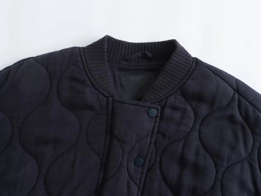 Sylis | Cotton jacket with round collar