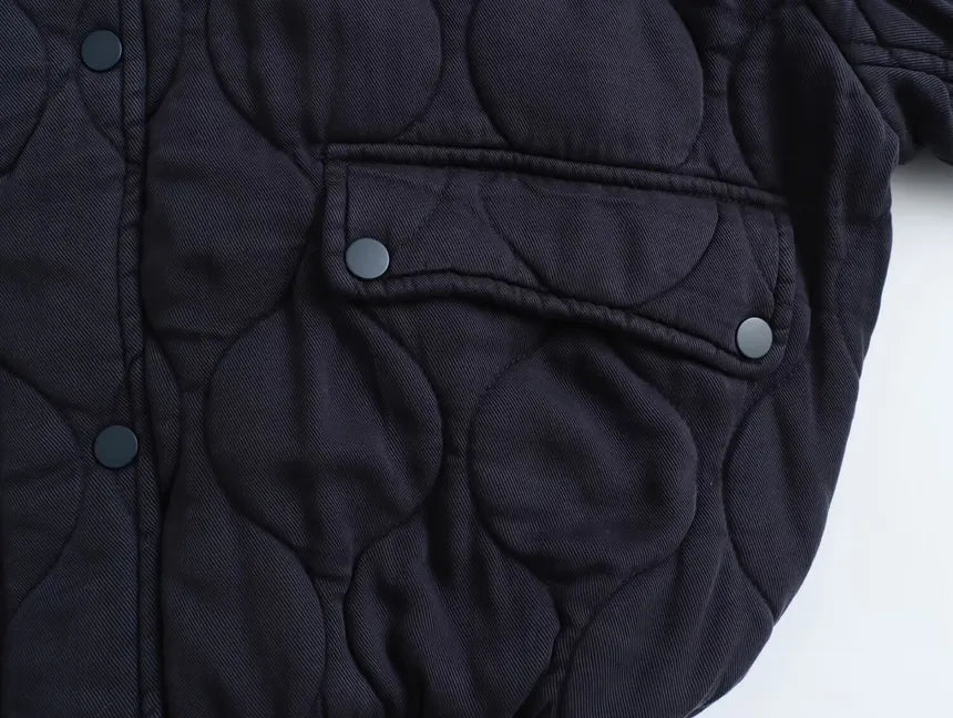 Sylis | Cotton jacket with round collar