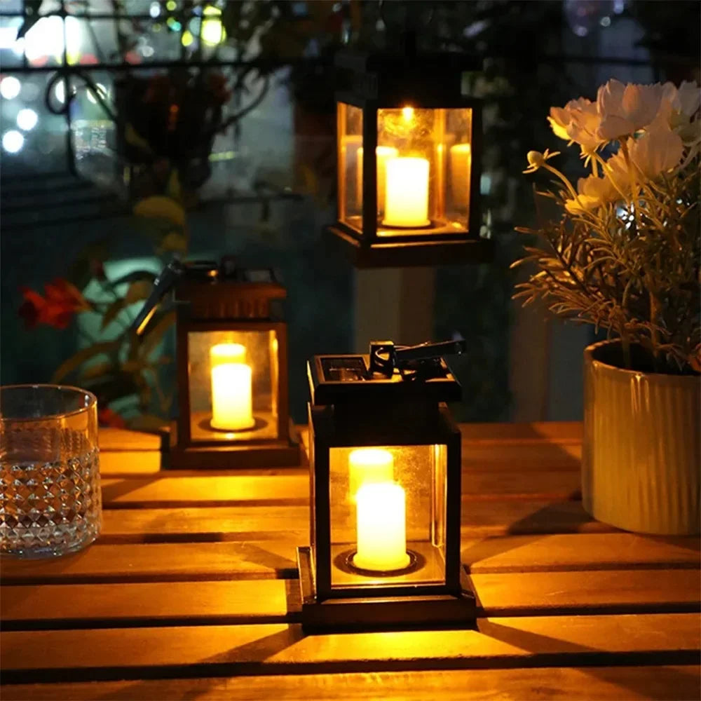 Solar lamp - Waterproof - Flickering candle
