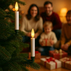 Wireless LED Christmas Tree Candles with Remote Control – 10, 20 or 30 Pieces.