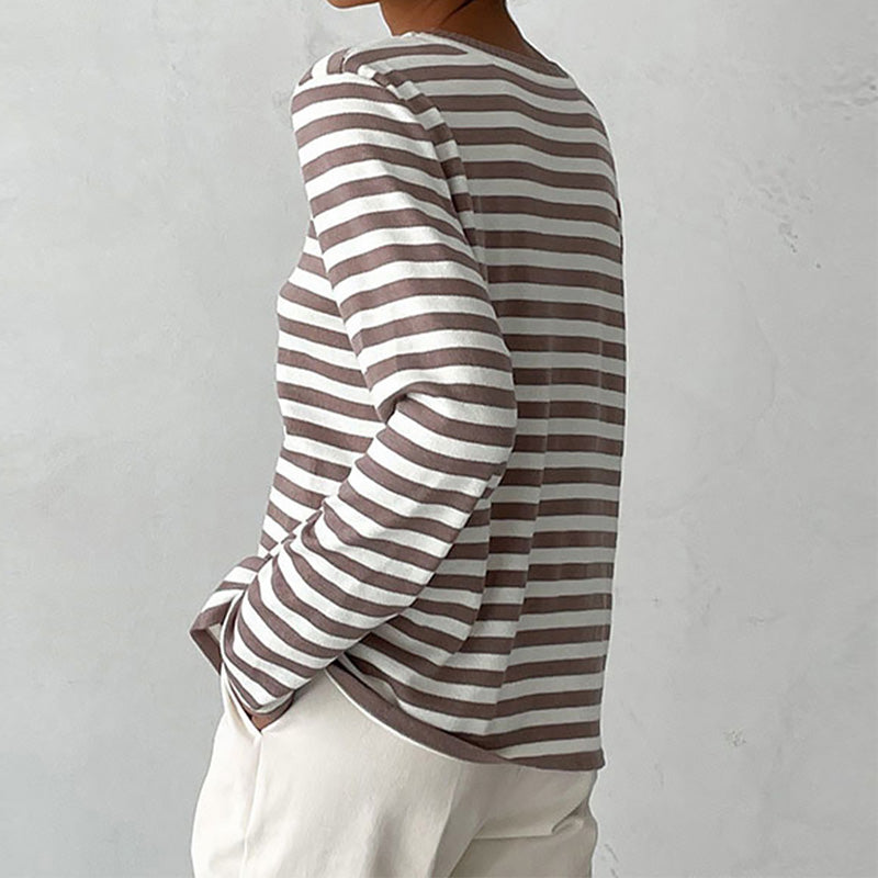 Sylis | Striped Long-Sleeve Shirt