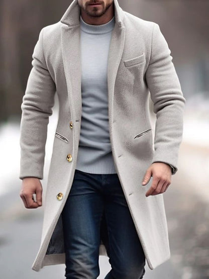 Sylis-Mode - Modern men's coat with buttons