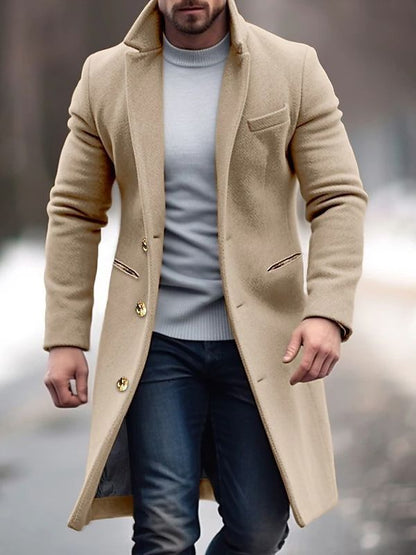 Sylis-Mode - Modern men's coat with buttons