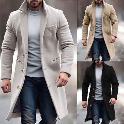 Sylis-Mode - Modern men's coat with buttons