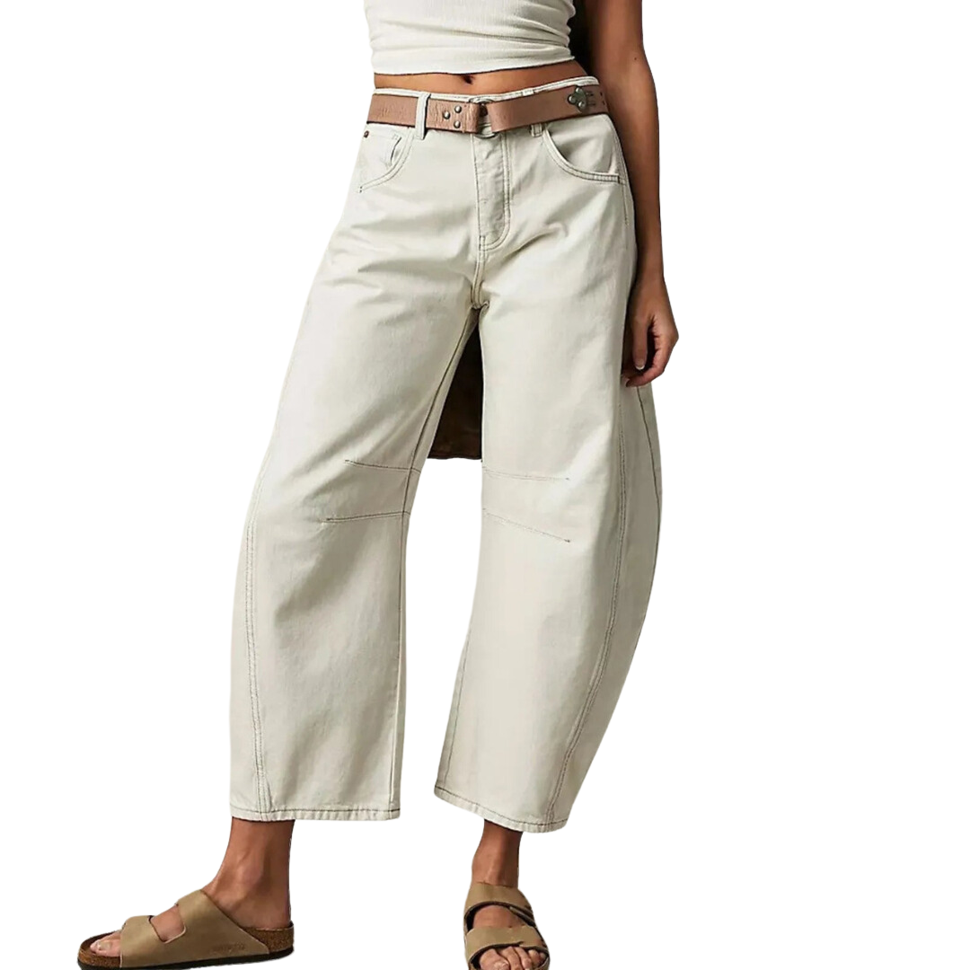 Sylis | Low-waist Baggy Cropped Jeans