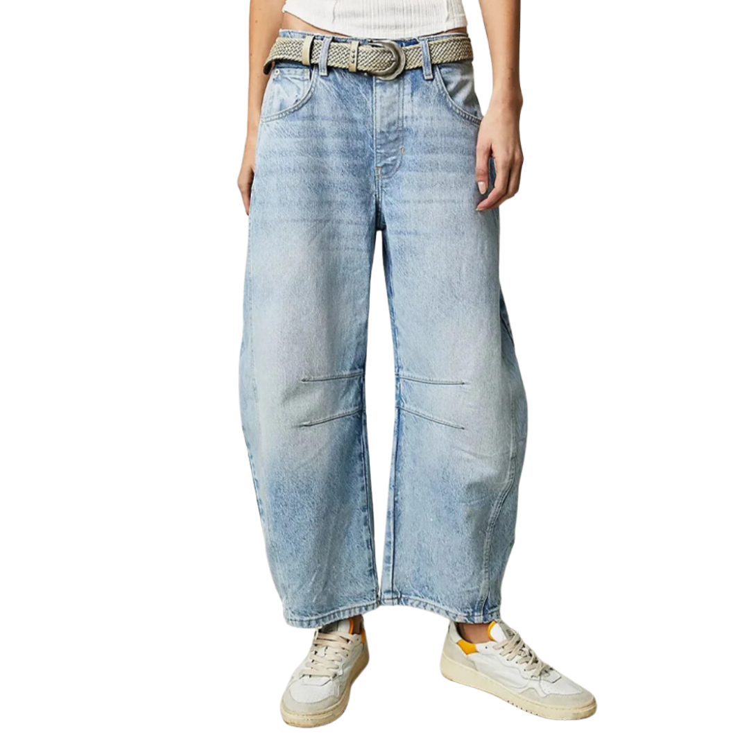Sylis | Low-waist Baggy Cropped Jeans
