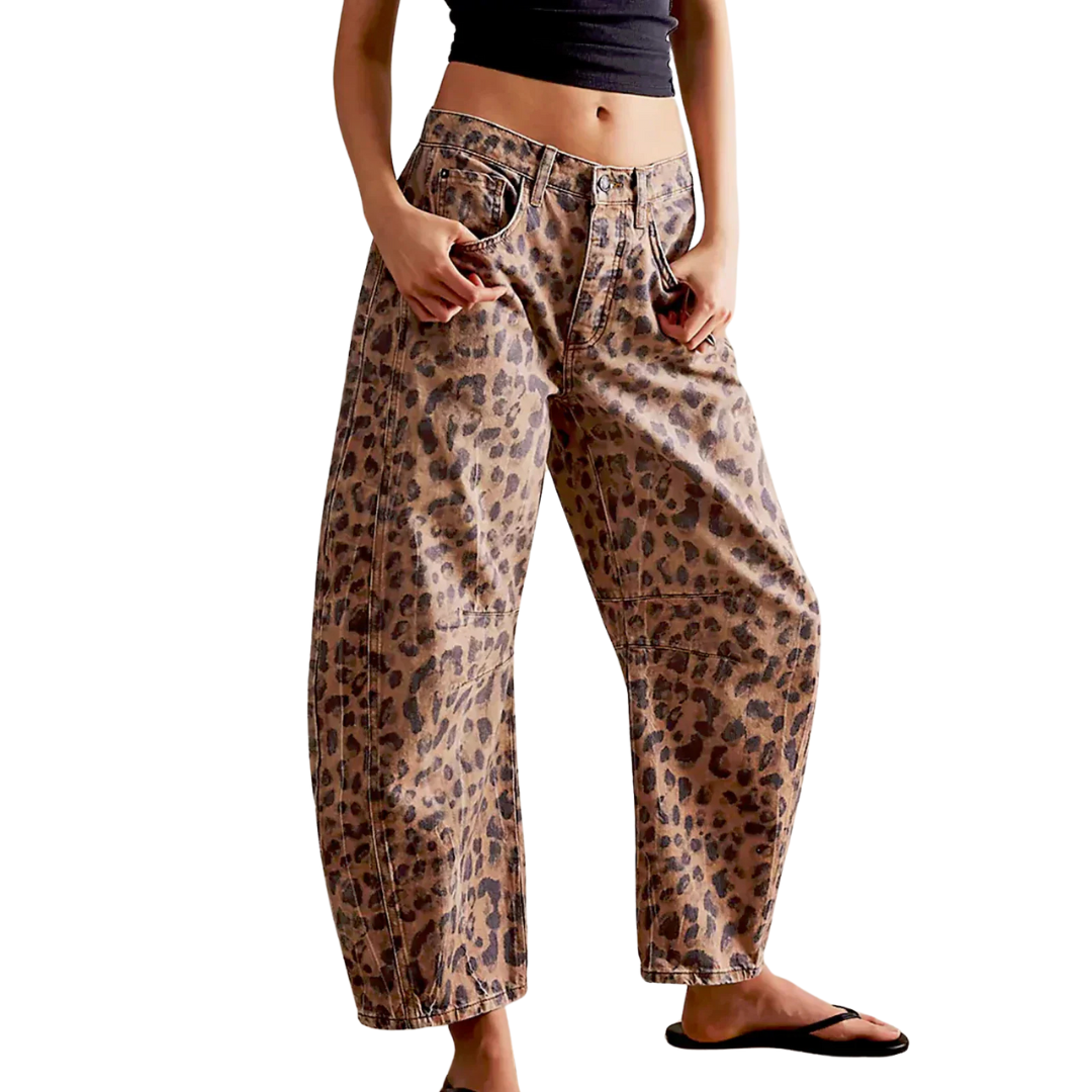 Sylis | Low-waist Baggy Cropped Jeans