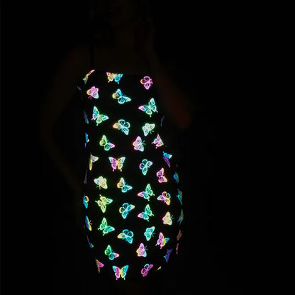 Shiny party sylis with phosphorescent effect