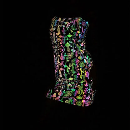 Shiny party sylis with phosphorescent effect