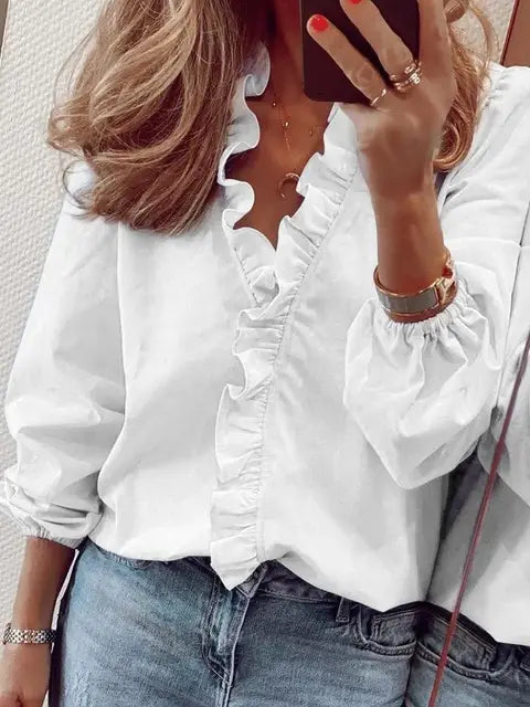 Sylis | Summery Ruffle Shirt