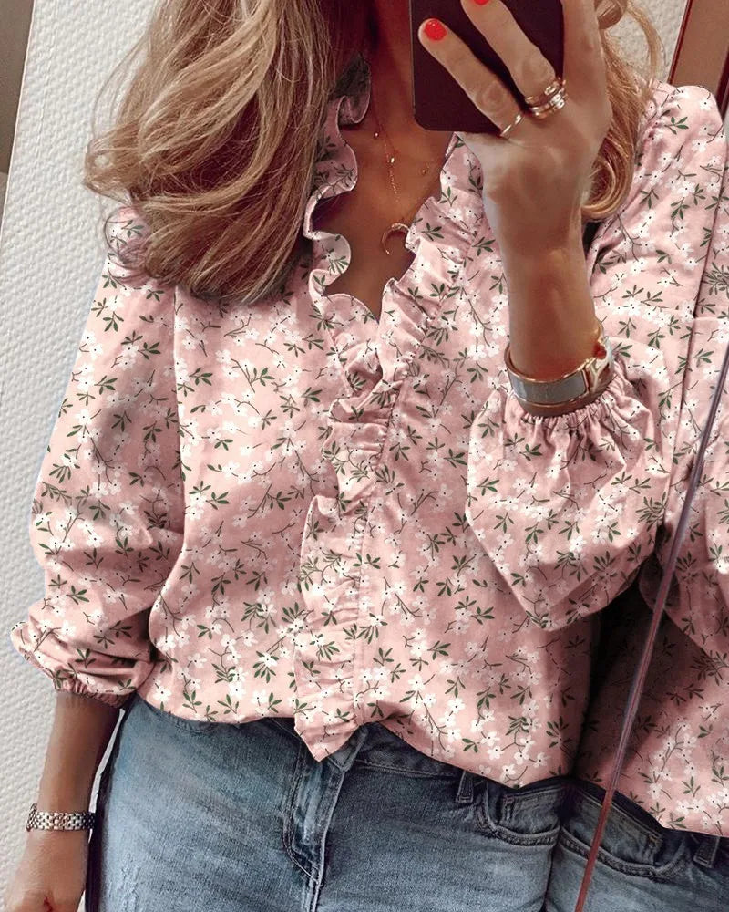 Sylis | Summery Ruffle Shirt