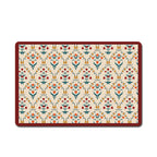 Vintage Floral Pattern Bath Mat