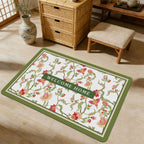 Citrus-Themed Comfort Bath Mat
