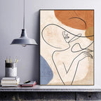 Abstract Line Art Canvas Print