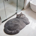 Cat Design Bath Mat