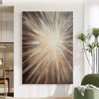 Abstract Radiant Canvas Artwork