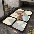 Mermaid-Themed Memory Foam Bath Mat