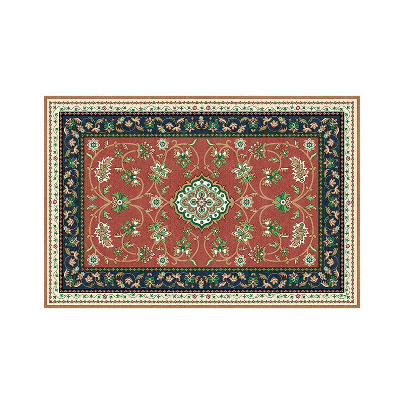 Floral-Patterned Luxury Bath Mat