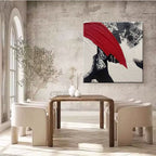 Abstract Expressionist Canvas Artwork