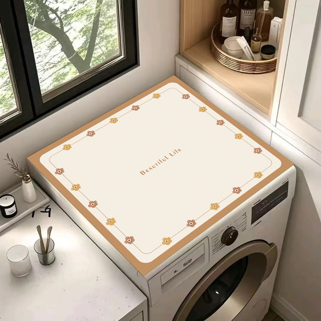 Decorative Laundry Top Mat