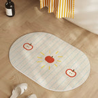 Playful Lemon-Themed Bath Mat