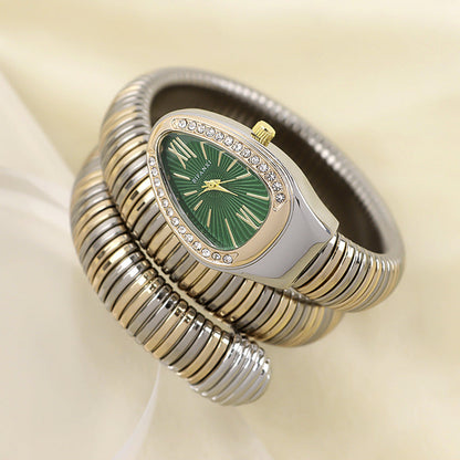 Sylis-Mode | Snake watch with quartz movement and personalized bracelet