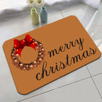 Festive Holiday-Themed Bath Mat