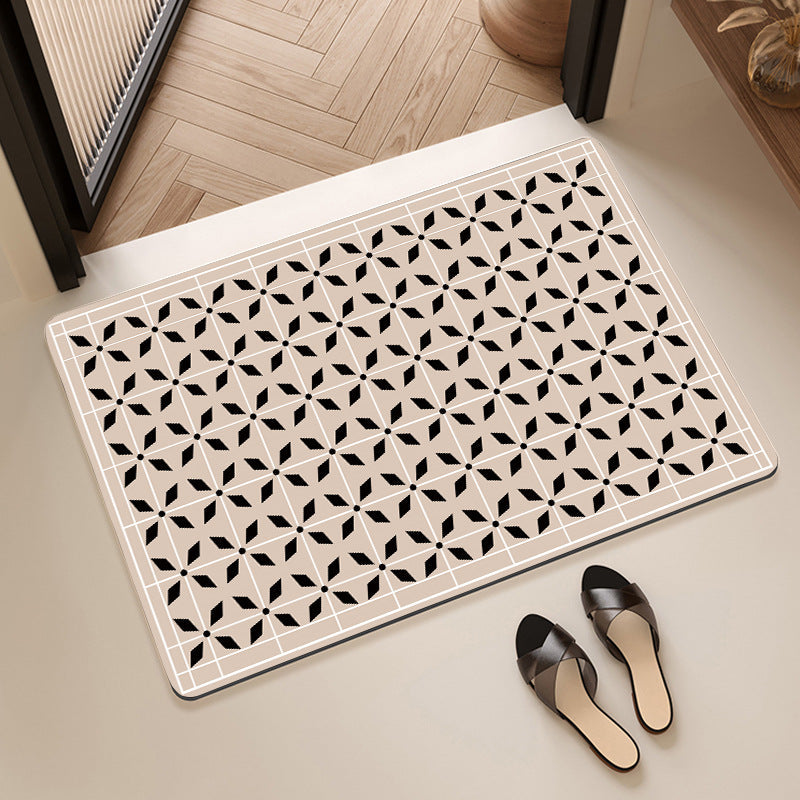 Geometric Pattern Decorative Floor Mat