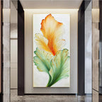 Floral Textured Canvas Artwork