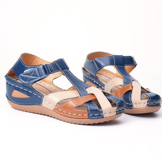 Sylis | Chic Multi-Strap Wedge Sandals