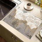Abstract Geometric Kitchen Mat