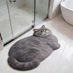 Cat Design Bath Mat