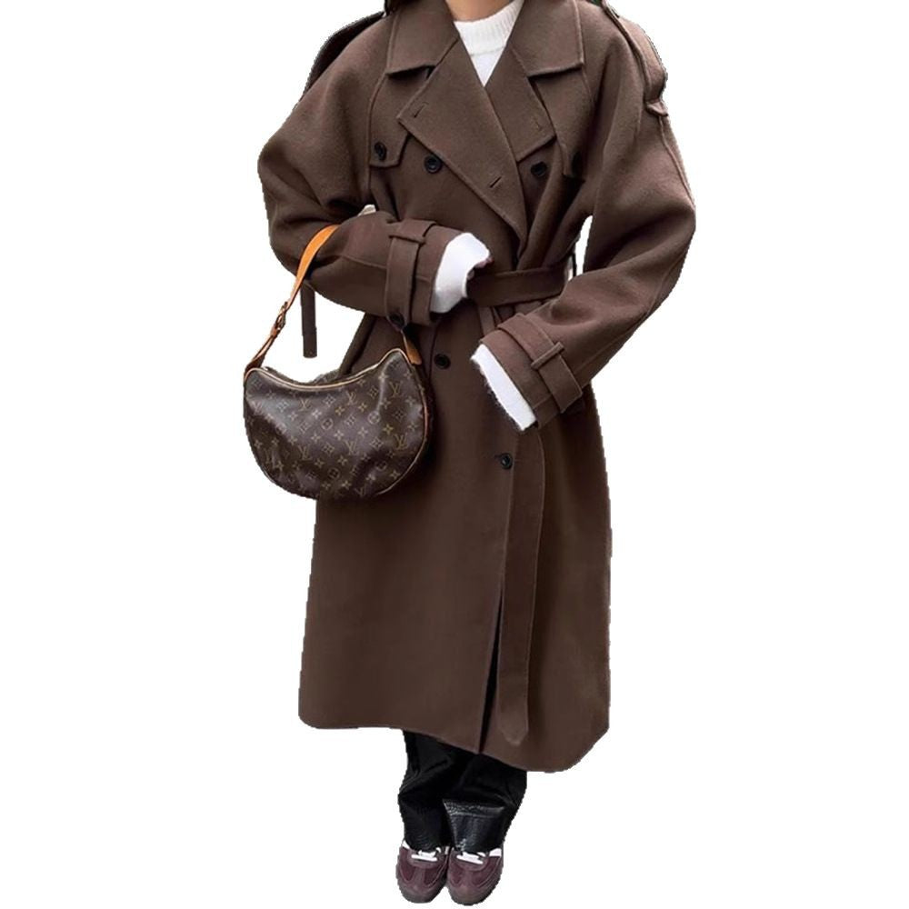 Sylis elegant Bouclé coat with practical button details Heidi fashion