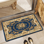 Elegant Floral Pattern Bath Mat
