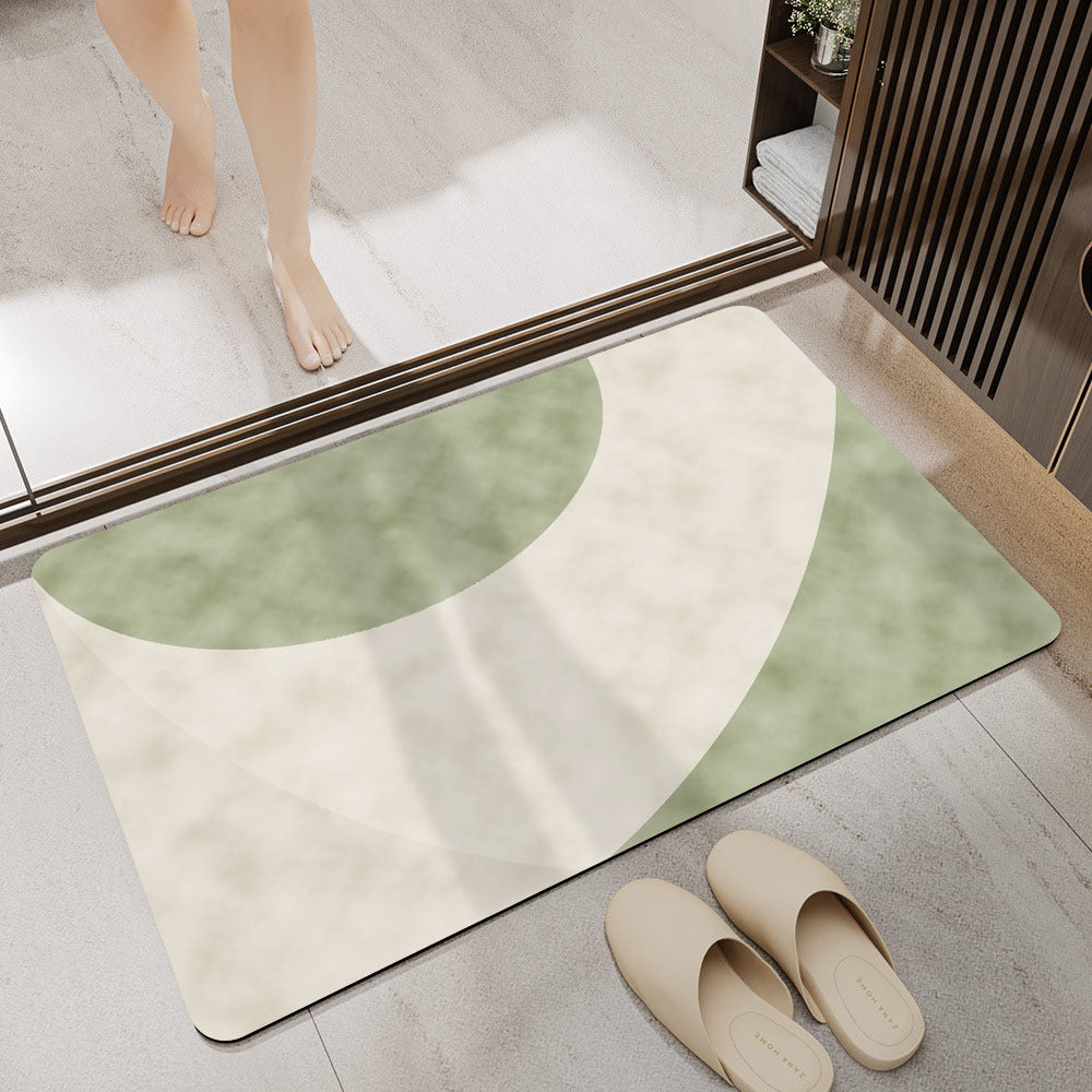 Abstract Modern Bath Mat