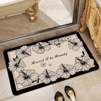 Floral Art Bathroom Mat