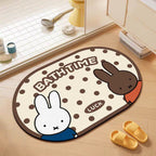 Cartoon Bunny Absorbent Bath Mat