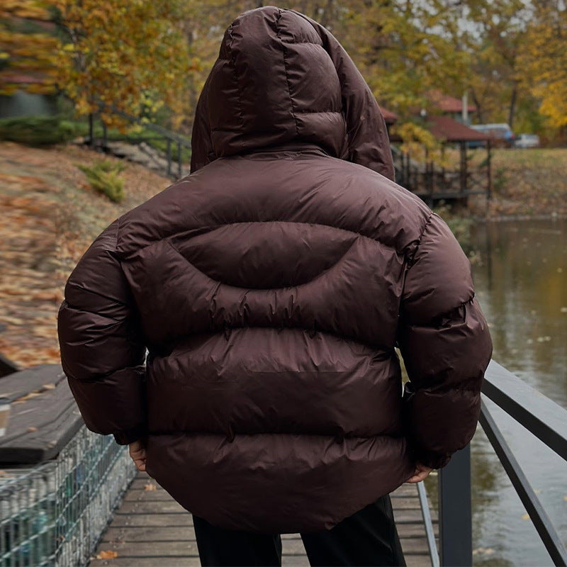 Sylis quilted winter jacket with oversized hood Heidi fashion