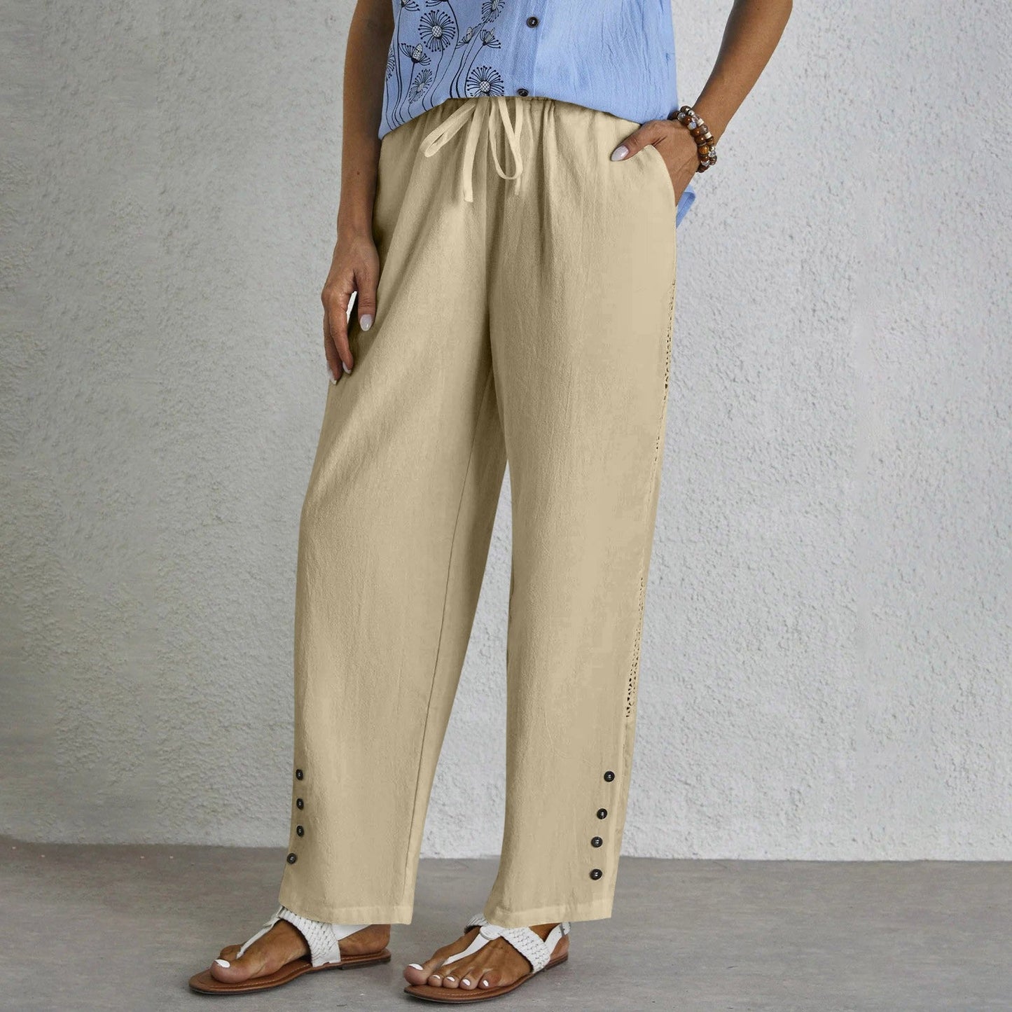 Sylis | Effortless Buttoned Pants