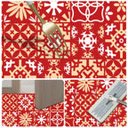 Geometric Patterned Anti-Fatigue Bath Mat