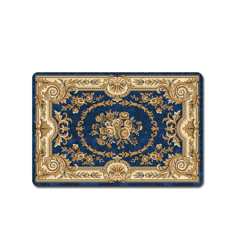 Elegant Vintage Floral Bath Mat