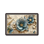 Floral Patterned Comfort Bath Mat