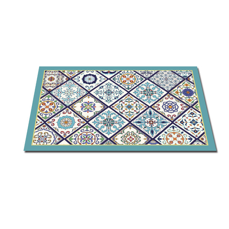 Playful Textured Kitchen Mat