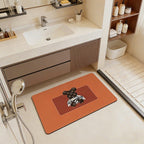 Cute Cartoon-Themed Bath Mat