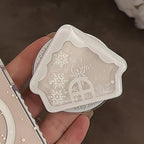 Fragrant candle in Winter House design